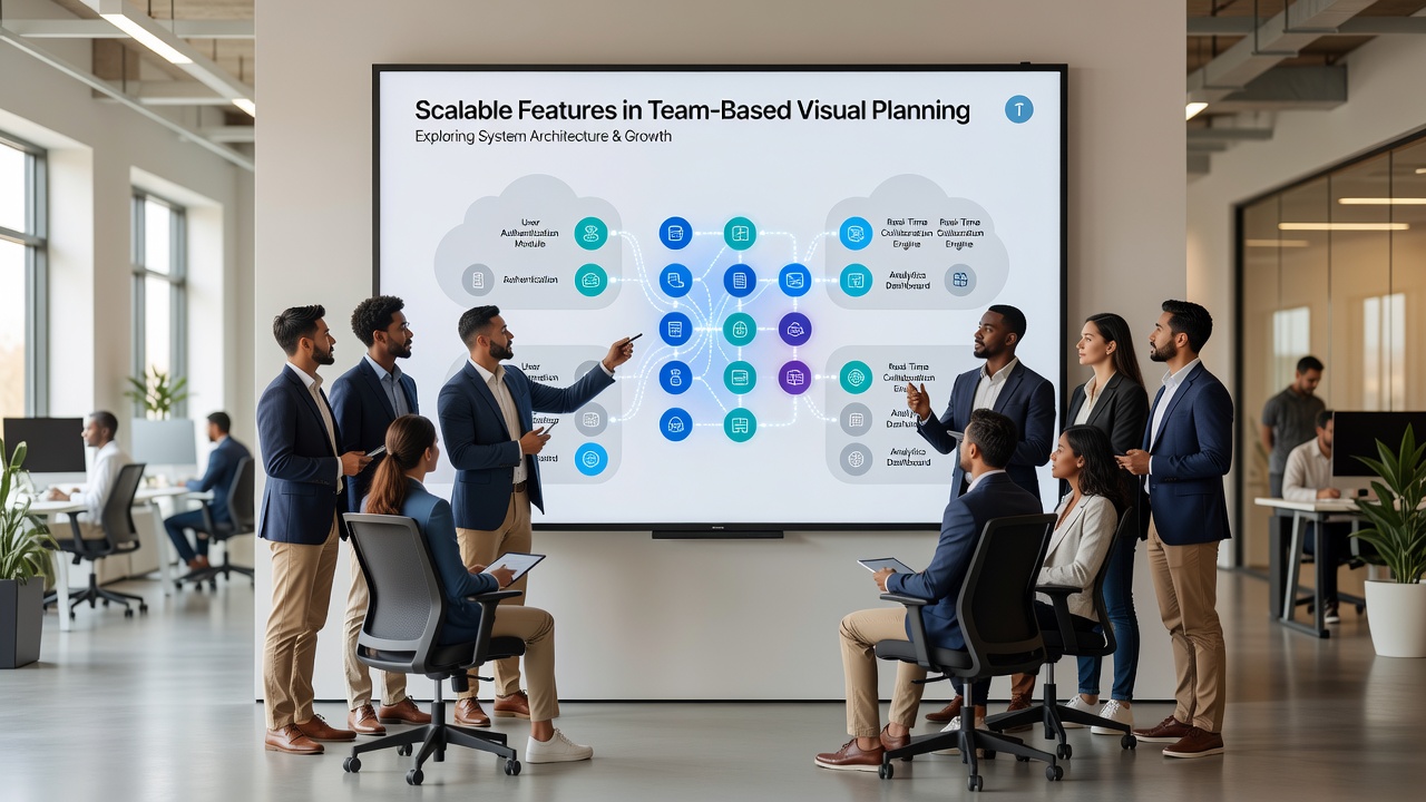 Exploring Scalable Features in Team-Based Visual Planning Systems